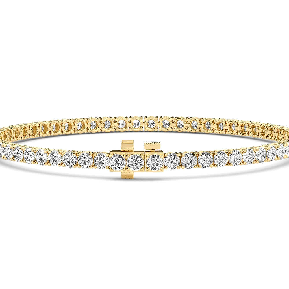 Tennisarmband i 14 karat guld med labgrown-diamanter (10,13 ct) SJBR11290F