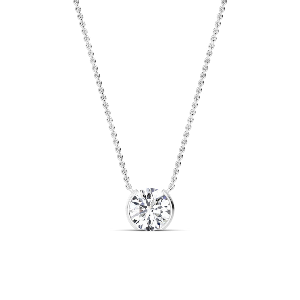 14 Kt. Gold solitaire Pendant with Labgrown Diamond (2.00 ct) SJP32429-2.00CT