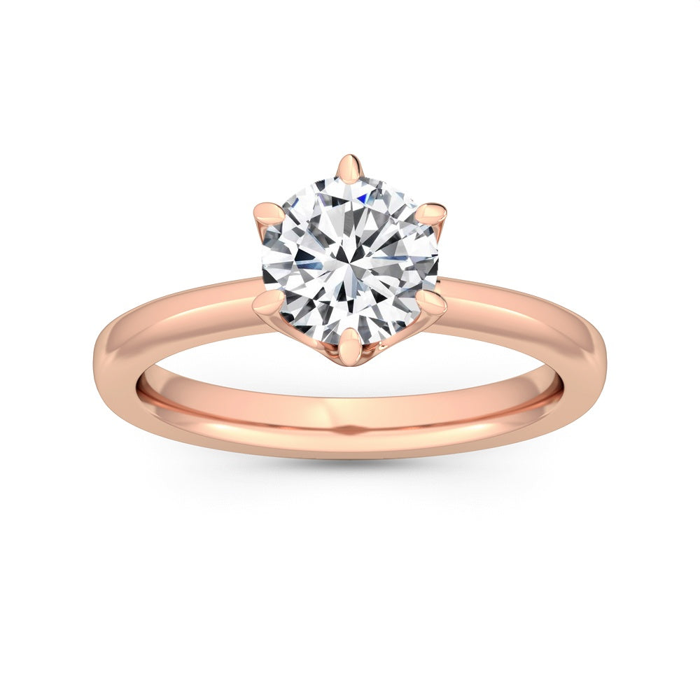 Forlovelsesring med 1.00 ct. Labgrown Diamant – Ren Elegance SJR55126RD