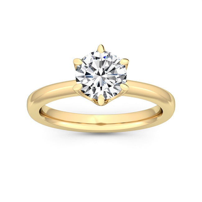Forlovelsesring med 1.00 ct. Labgrown Diamant – Ren Elegance SJR55126RD