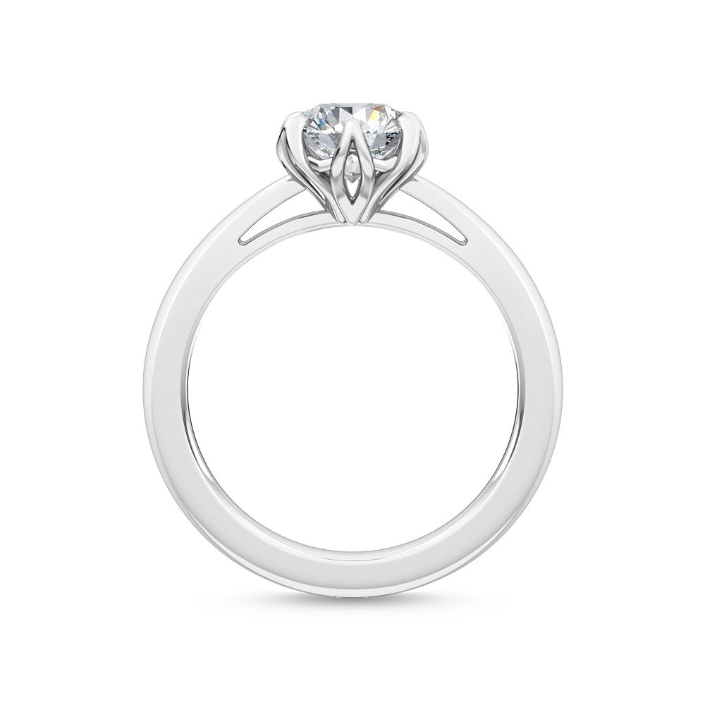 Förlovningsring i 14 karat vitt guld med 1,00 ct labgrown diamant – Snygg perfektion SJR55443RD