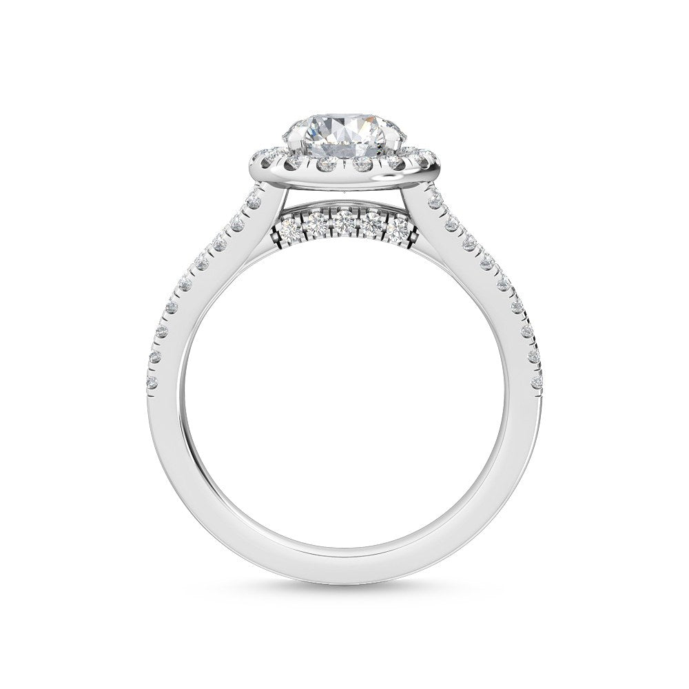 Halo Forlovelsesring med 1.56 ct. Lab Grown Diamanter – En Strålende Skønhed SJR55516RD