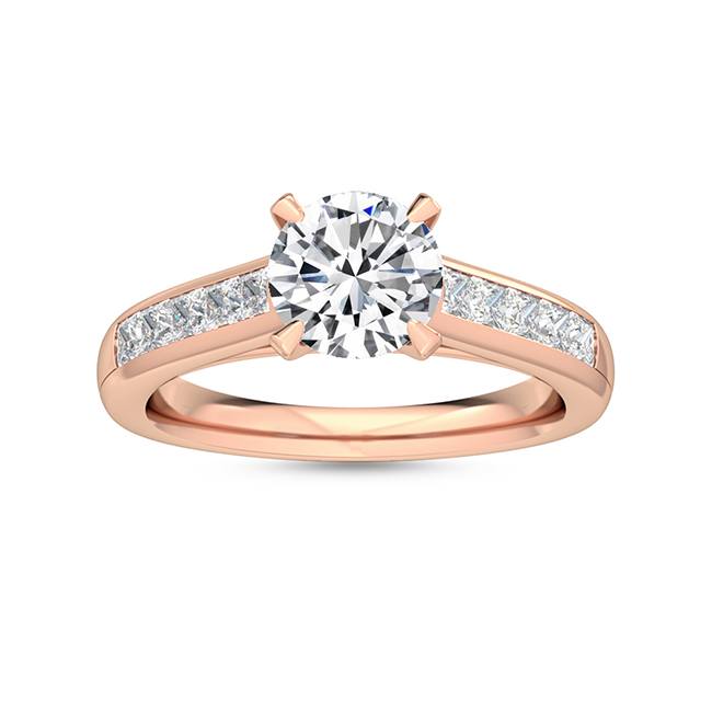 Lab Grown Diamond Engagement Ring 1.50 ct – Romantic and Modern SJR55521RD