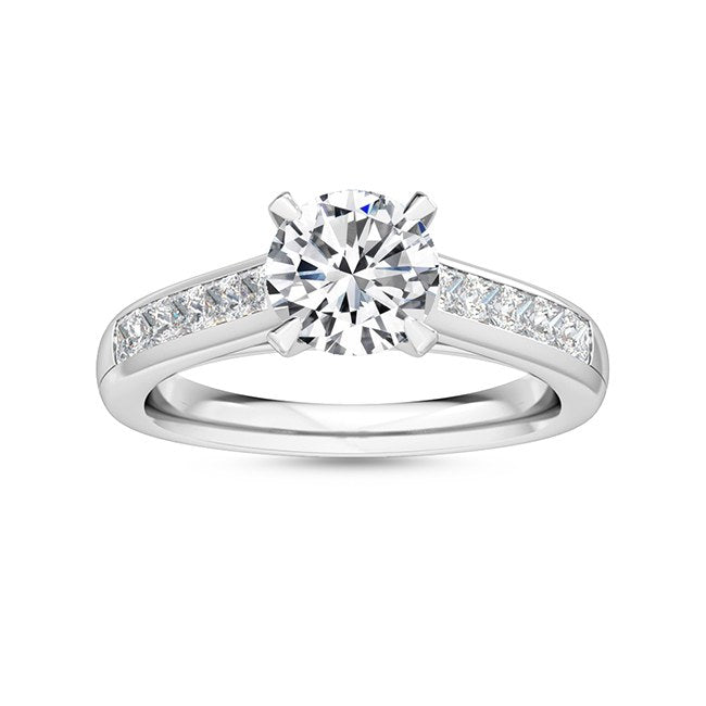 Lab Grown Diamond Engagement Ring 1.50 ct – Romantic and Modern SJR55521RD