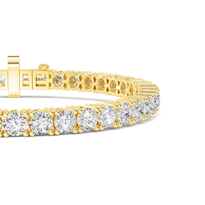 14 Kt. Gold Tennis Bracelet with Labgrown Diamonds (7.00 ct.)SJBR20227-7.00CT