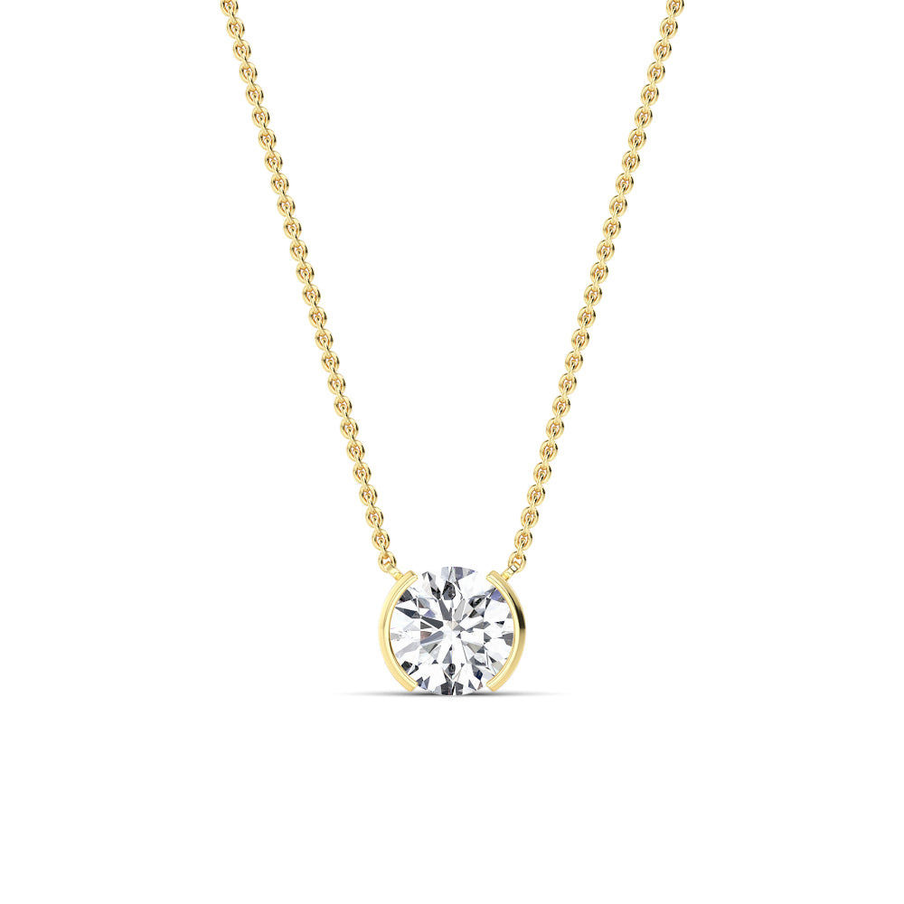 14 Kt. Gold solitaire Pendant with Labgrown Diamond (2.00 ct) SJP32429-2.00CT