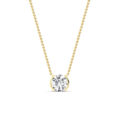 14 Kt. Gold solitaire Pendant with Labgrown Diamond (2.00 ct) SJP32429-2.00CT