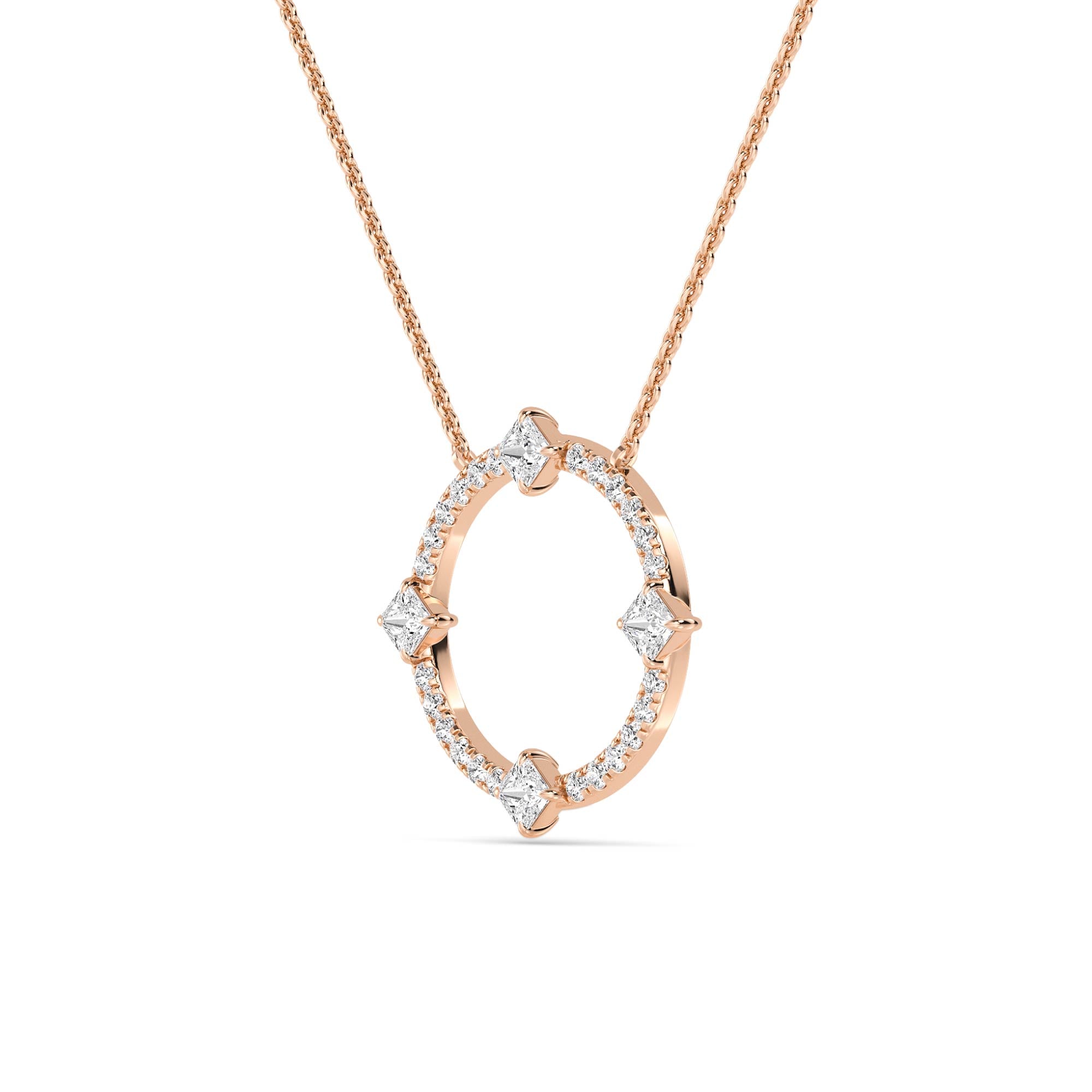 Halo Pendant with Labgrown Diamonds (1.10 ct) SJP31245C