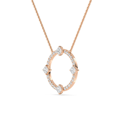 Halo Pendant with Labgrown Diamonds (1.10 ct) SJP31245C