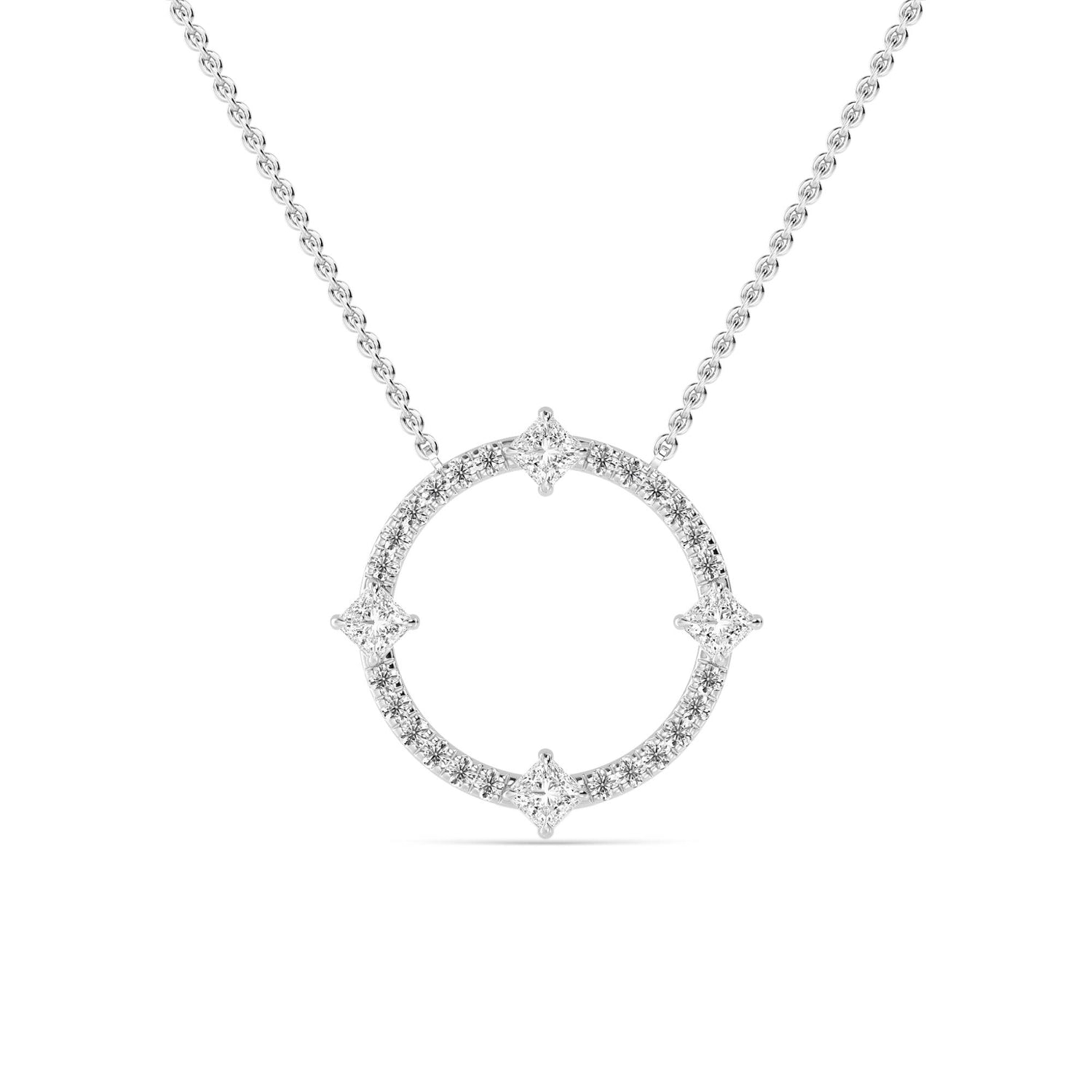 Halo Pendant with Labgrown Diamonds (1.10 ct) SJP31245C