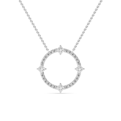 Halo Pendant with Labgrown Diamonds (1.10 ct) SJP31245C