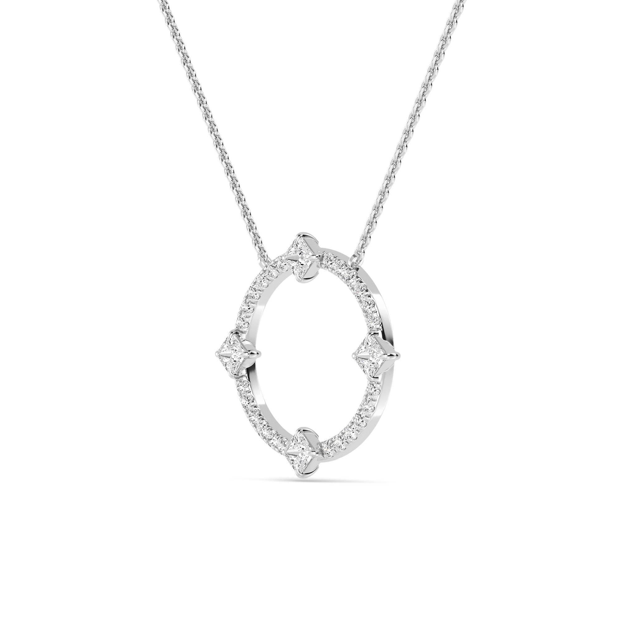 Halo Pendant with Labgrown Diamonds (1.10 ct) SJP31245C