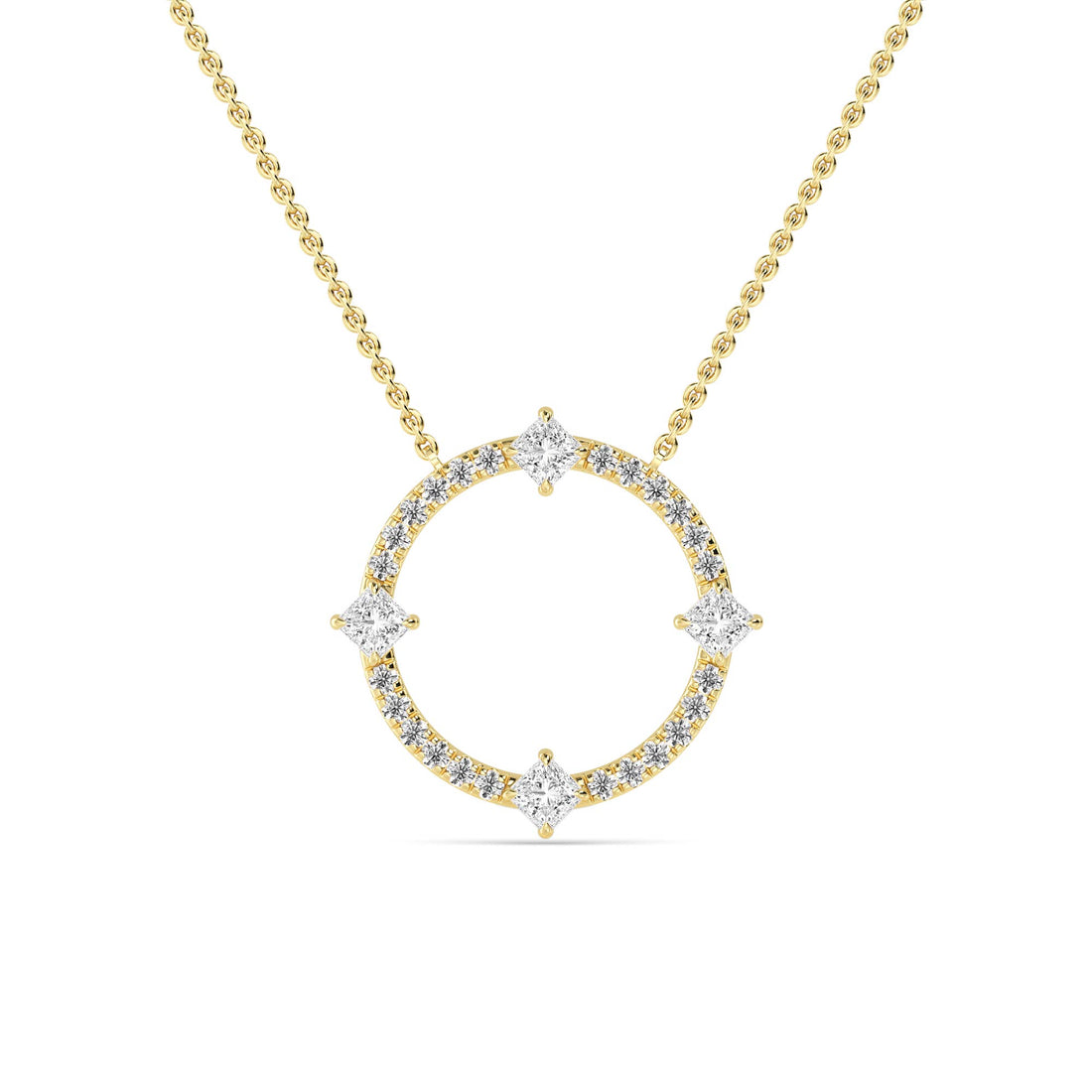 Halo Vedhæng med Labgrown Diamanter (0.70 ct) SJP32470