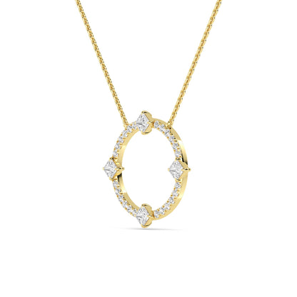 Halo Pendant with Labgrown Diamonds (1.10 ct) SJP31245C