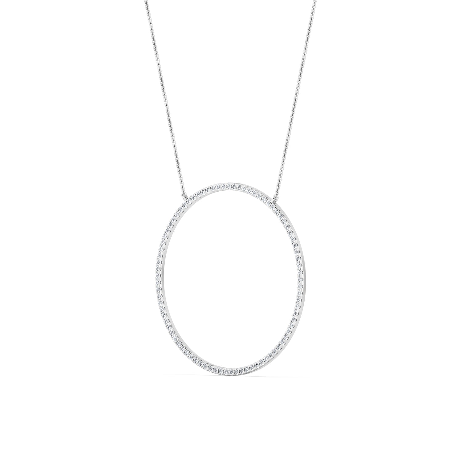 14 karat guldhalo-hänge med labgrown-diamanter (1,10 ct) SJP31245C