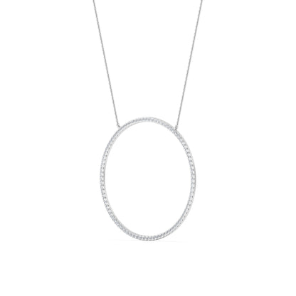 14 karat guldhalo-hänge med labgrown-diamanter (1,10 ct) SJP31245C