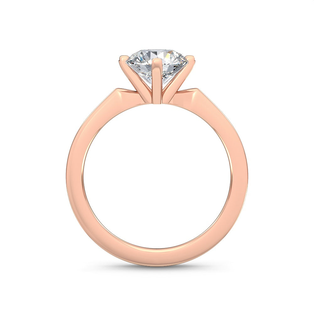 Förlovningsring i 14 karat roséguld med 1,00 ct labogrodden diamant – Romantic Beauty SJR55047