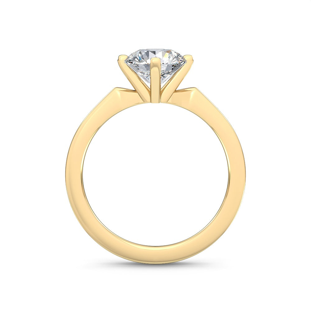 Förlovningsring i 14 karat roséguld med 1,00 ct labogrodden diamant – Romantic Beauty SJR55047