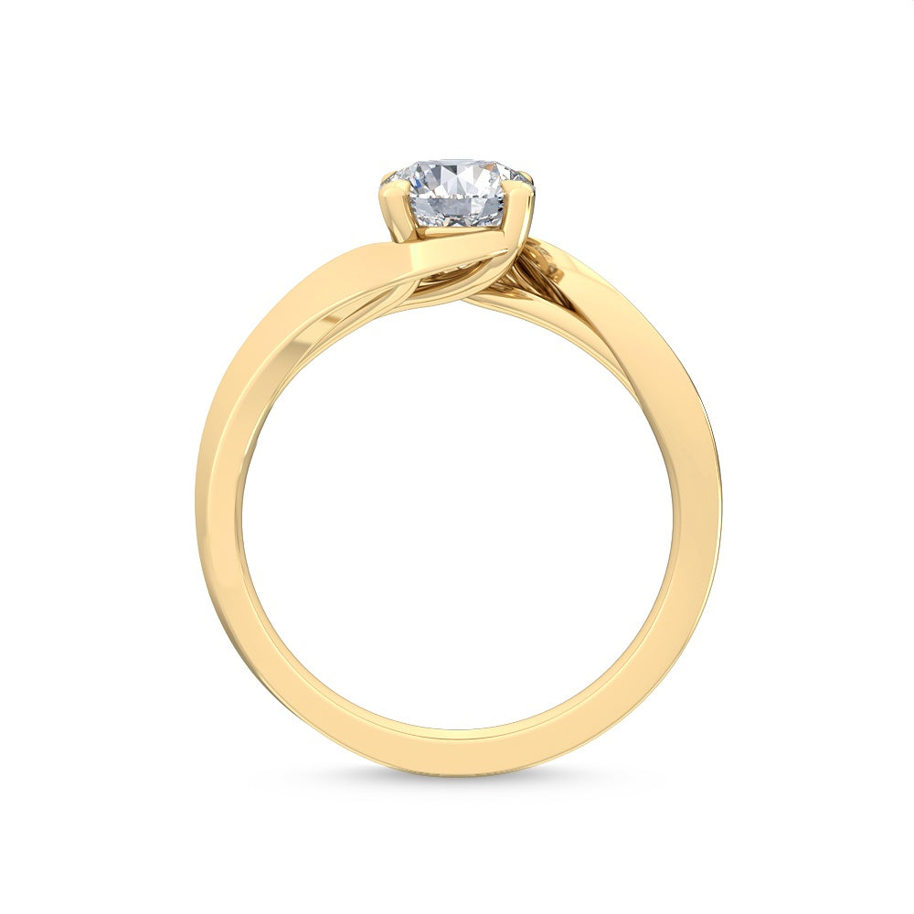 Engagement Ring with 1.00 ct. Labgrown Diamond – A Romantic Enchantment SJR55073RD