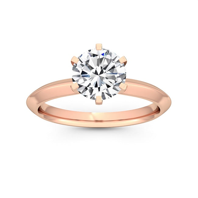 Engagement Ring with 1.00 ct. Labgrown Diamond – Romantic and Brilliant SJR55080RD
