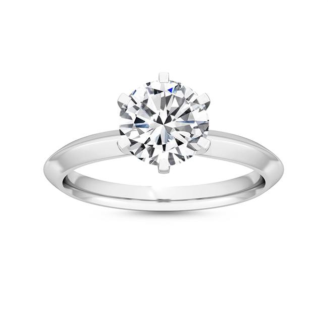 Engagement Ring with 1.00 ct. Labgrown Diamond – Romantic and Brilliant SJR55080RD
