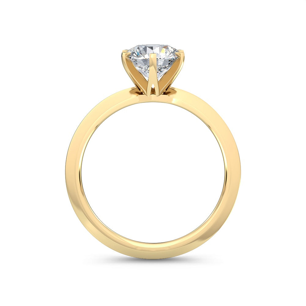 Engagement Ring with 1.00 ct. Labgrown Diamond – Romantic and Brilliant SJR55080RD