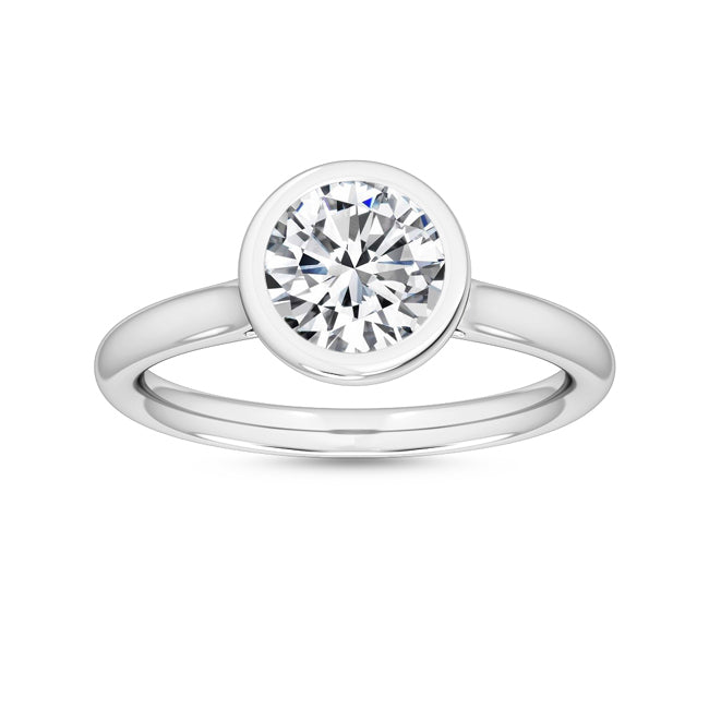 Engagement Ring with 1.00 ct. Labgrown Diamond – Stylish and Shiny SJR55088RD