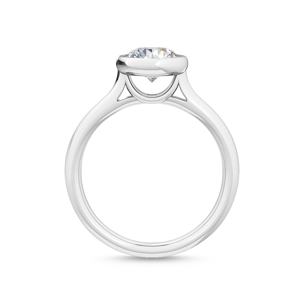 Engagement Ring with 1.00 ct. Labgrown Diamond – Stylish and Shiny SJR55088RD