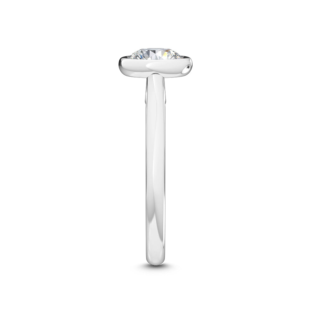 Engagement Ring with 1.00 ct. Labgrown Diamond – Stylish and Shiny SJR55088RD