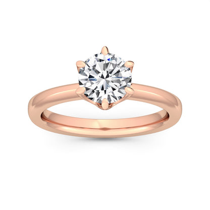 Forlovelsesring med 1.00 ct. Labgrown Diamant – Ren Elegance SJR55126RD