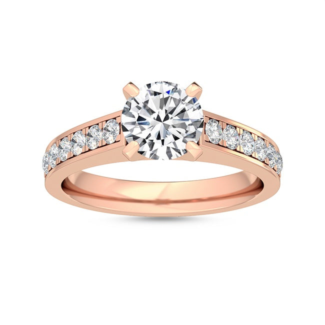 Engagement Ring with 1.34 ct. Labgrown Diamonds – Pure Beauty and Classic Style SJR55154