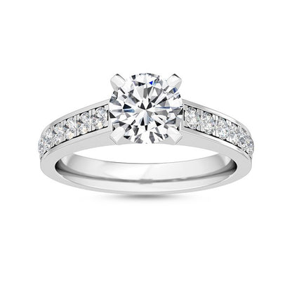 Engagement Ring with 1.34 ct. Labgrown Diamonds – Pure Beauty and Classic Style SJR55154
