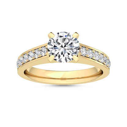 Engagement Ring with 1.34 ct. Labgrown Diamonds – Pure Beauty and Classic Style SJR55154