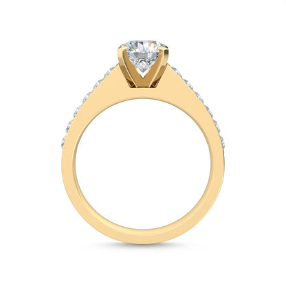 Engagement Ring with 1.34 ct. Labgrown Diamonds – Pure Beauty and Classic Style SJR55154