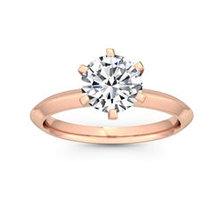 Förlovningsring i 14 karat roséguld med 1,00 ct labogrodden diamant – En romantisk dröm SJR55077RD