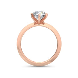 Förlovningsring i 14 karat roséguld med 1,00 ct labogrodden diamant – En romantisk dröm SJR55077RD