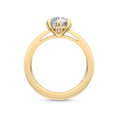 Förlovningsring i 14 karat vitt guld med 1,00 ct labgrown diamant – Snygg perfektion SJR55443RD