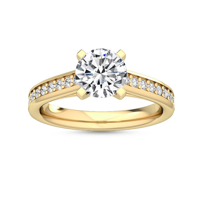 Lab Grown Diamond Engagement Ring 1.33 ct – Created for Elegance SJR55517RD