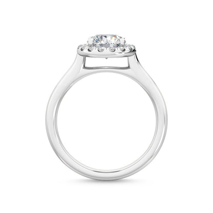 Halo Forlovelsesring med 1.21 ct. Lab Grown Diamanter – Fortryllende Elegance SJR55518RD