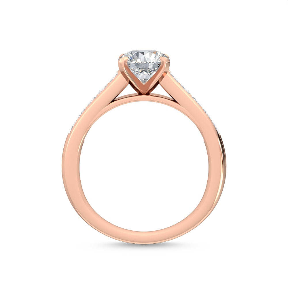 Lab Grown Diamond Engagement Ring 1.50 ct – Romantic and Modern SJR55521RD