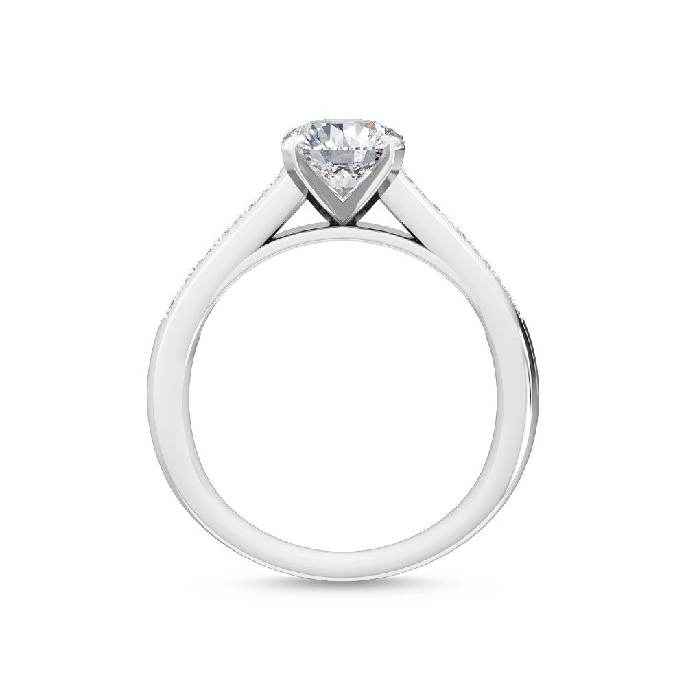 Lab Grown Diamond Engagement Ring 1.50 ct – Romantic and Modern SJR55521RD
