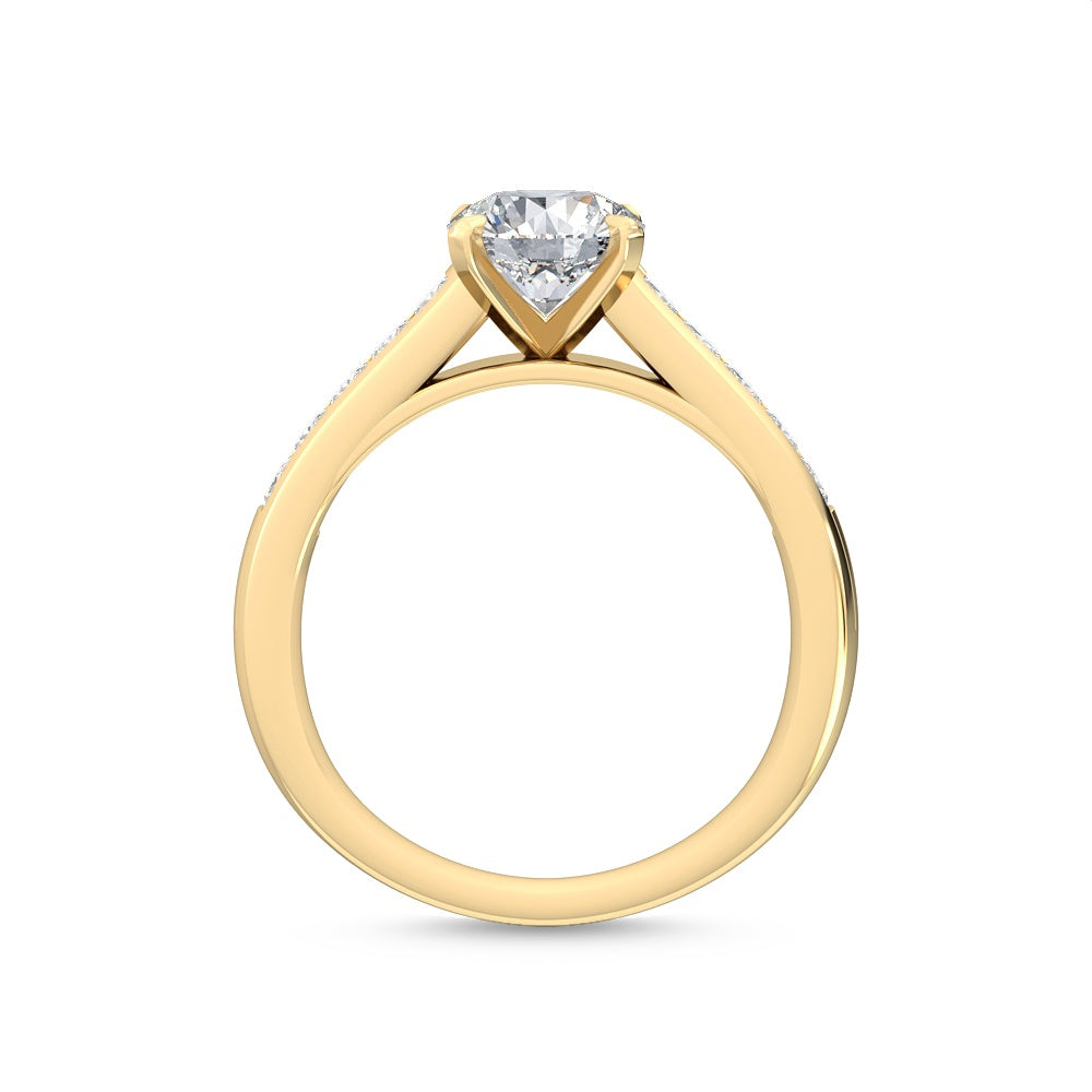 Lab Grown Diamond Engagement Ring 1.50 ct – Romantic and Modern SJR55521RD