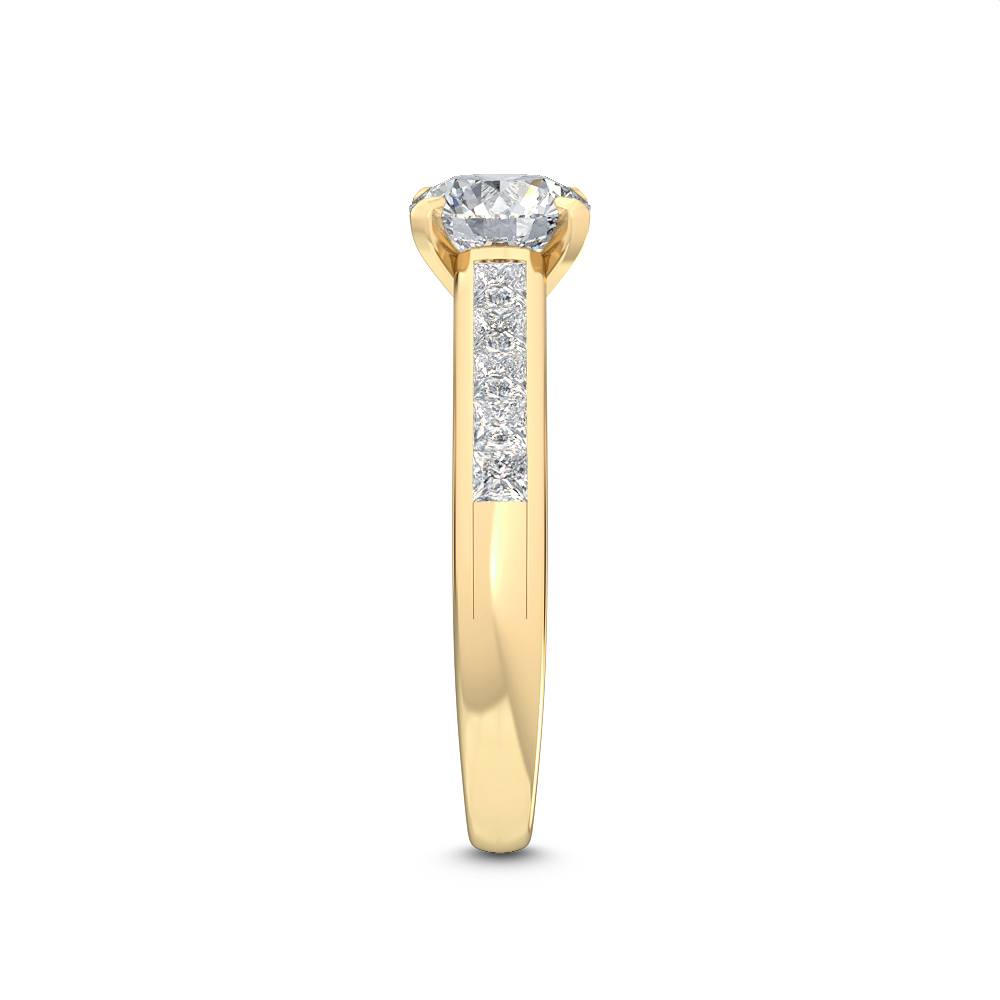 Lab Grown Diamond Engagement Ring 1.50 ct – Romantic and Modern SJR55521RD