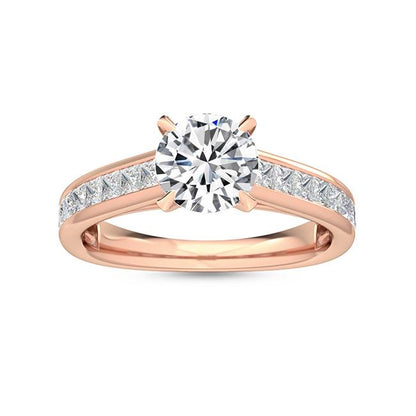 Lab Grown Diamond Engagement Ring 1.50 ct. – Tidens Elegance SJR55522RD