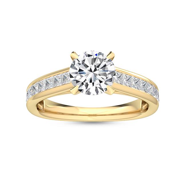 Lab Grown Diamond Engagement Ring 1.50 ct. – Tidens Elegance SJR55522RD