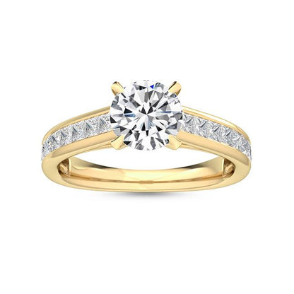 Lab Grown Diamond Engagement Ring 1.50 ct. – Tidens Elegance SJR55522RD