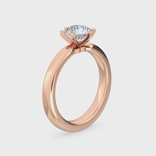 Engagement ring with 1.00 ct. Labgrown Diamond – Tidens Elegance SJR55057