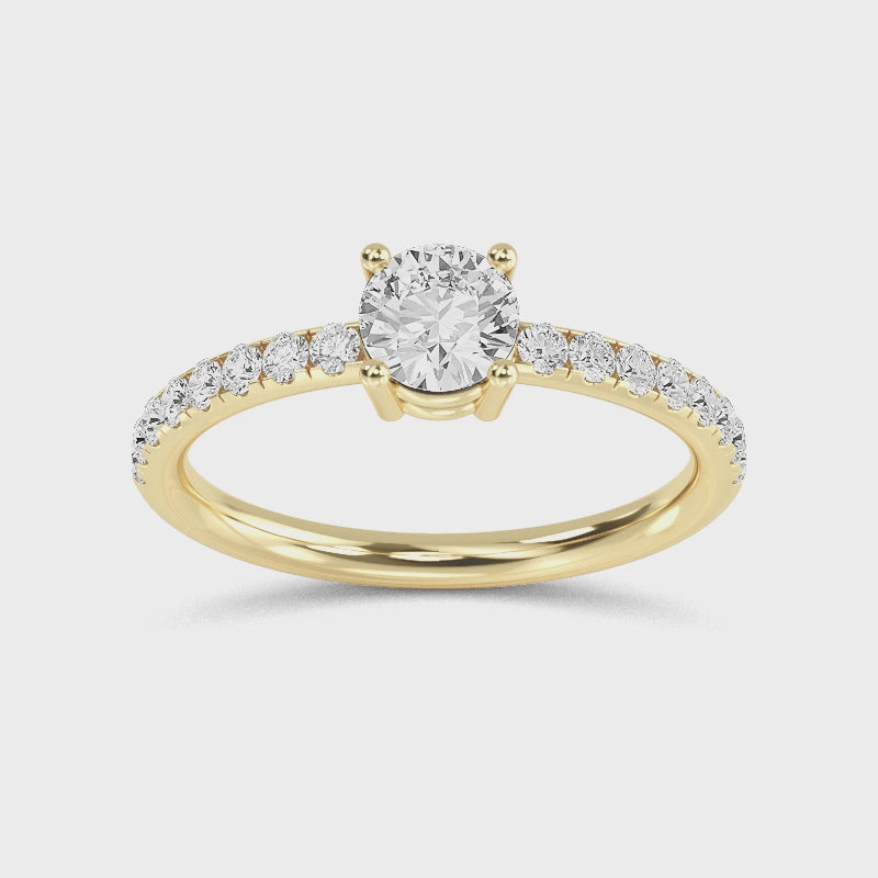 Lab Grown Diamond Wedding Ring 0.77 ct – Timeless Beauty SJR57593