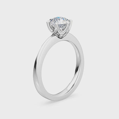 Forlovelsesring med 1.00 ct. Labgrown Diamant – Ren Elegance SJR55126RD