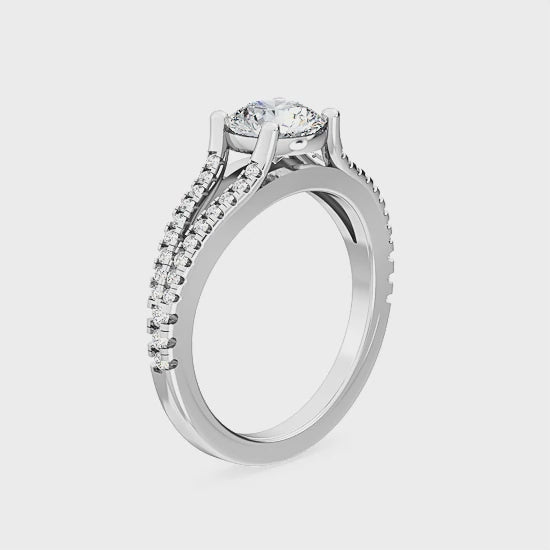 Lab Grown Diamond Engagement Ring 1.29 ct – A Brilliant Union SJR55511RD